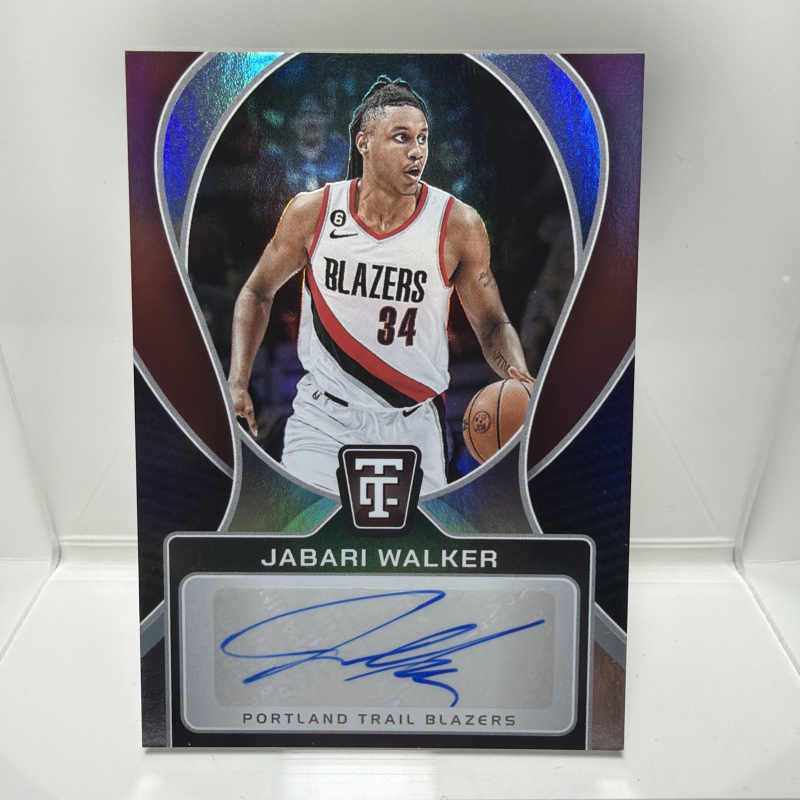 2024-25 Panini Totally Certified Jabari Walker #TCS-WAL  Auto Trail Blazers