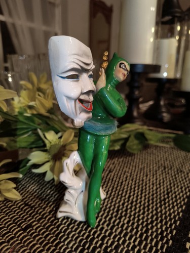 Vintage Devil Ballerina With Comedy Mask - Bild 3 von 13