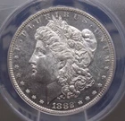 1882 "P" Morgan SILVER Dollar $1 ANACS MS61 PL #658 *PROOF LIKE* Unc ECC&C, Inc.