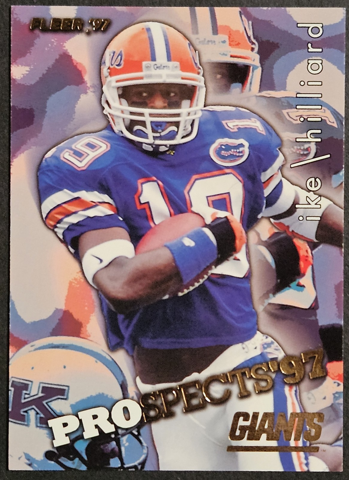 1997 Fleer Prospects #7 Ike Hilliard Rookie RC Florida Gators New York Giants