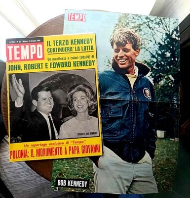 ZEIT Magazin - John Robert Edward Kennedy + Poster - Nr.26 Juni 1968