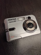 PENTAX Optio 50 Compact 5.0mp Digital Camera - Tested Works