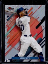 2025 Topps Finest Mookie Betts Rare Refractor #231 Dodgers