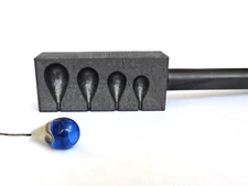 Lampwork tool - Graphite Roller for Drop Pins Making