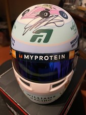 F1 Collectible Bell Mini Helmet Alex Albon 2024 British GP Pets Edition - Signed