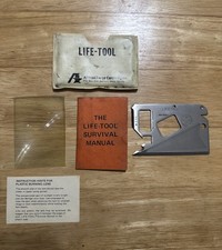 Authentic Original LIFE-TOOL Made In USA W/ Manual, Case, Plastic Burning Lens Authentic Original LIFE-TOOL Made In USA W/ Manual, Case, Plastic Burning Lens