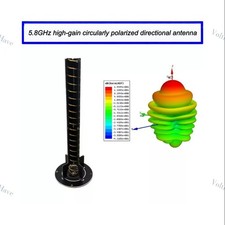5.8GHz 15.4dBi Directional Antenna, Spiral Antenna, Video Transmission Antenna