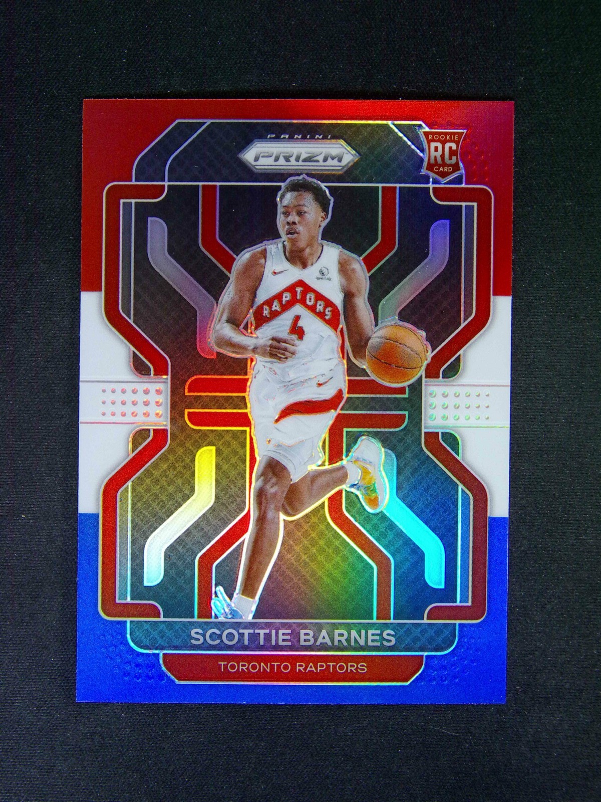 Scottie Barnes 2021 Prizm #320 Red White Blue Price Guide - Sports