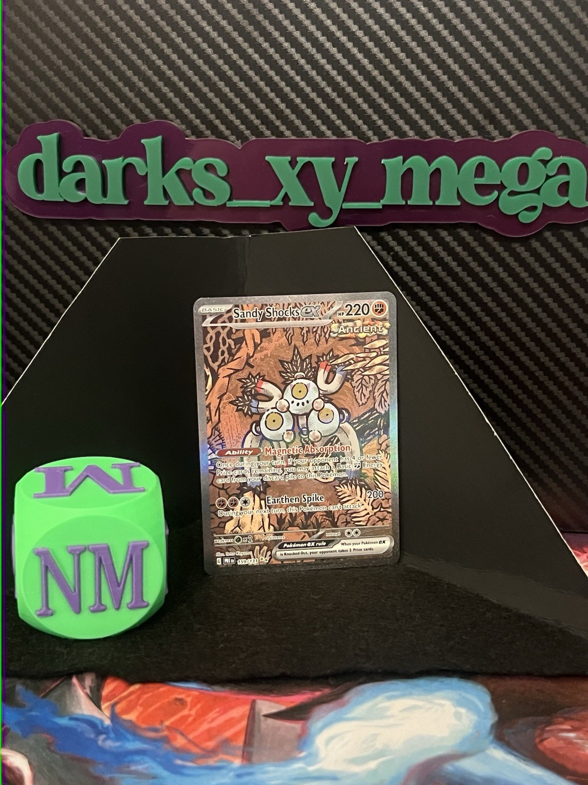 Pokémon TCG Sandy Shocks EX Prismatic Evolutions Card 159/131 Sir Near Mint