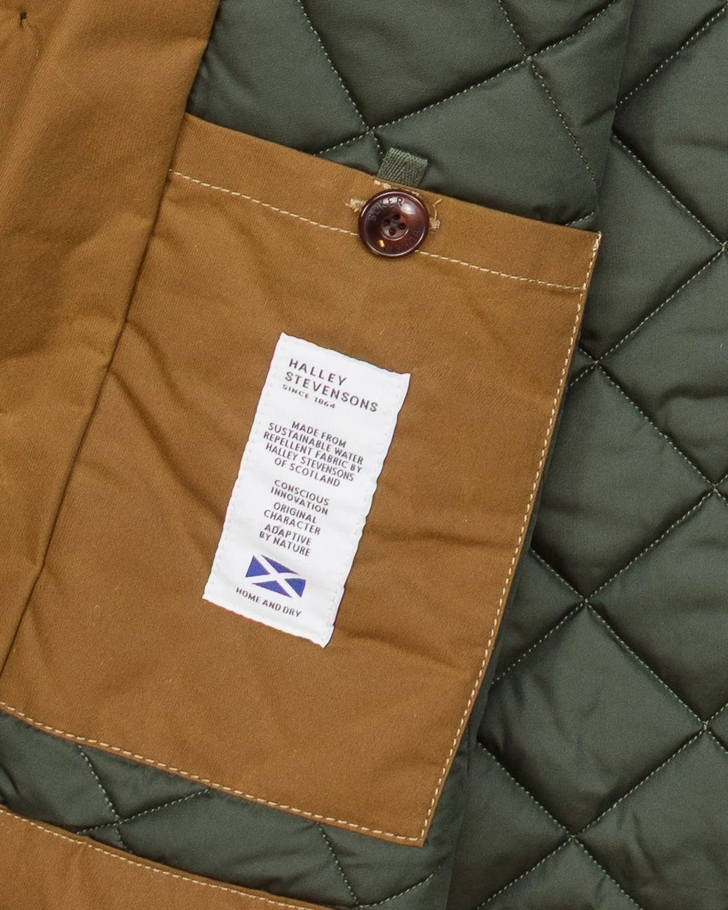 šµ Blāker - Waxed Holmes Coat BLKMAI26-W5046 Brown Men's New FW26 - product detail image 3