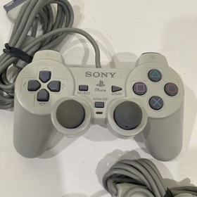Lot Of 2 Sony PSOne PS1 SCPH-110 Controller  White TESTED Working.