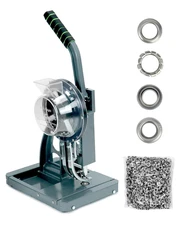 Semi-Automatic Grommet Machine Heavy Duty Hand Press 5000 3/8” Eyelets Tool 10mm