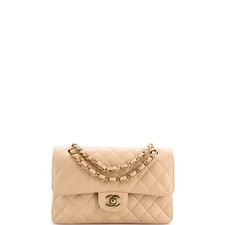 Chanel Classic Double Flap Bag Quilted Caviar Small