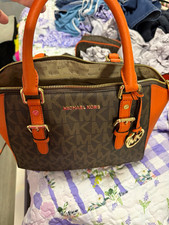 Michael Kors MK Logo Monogram Satchel Top Han...