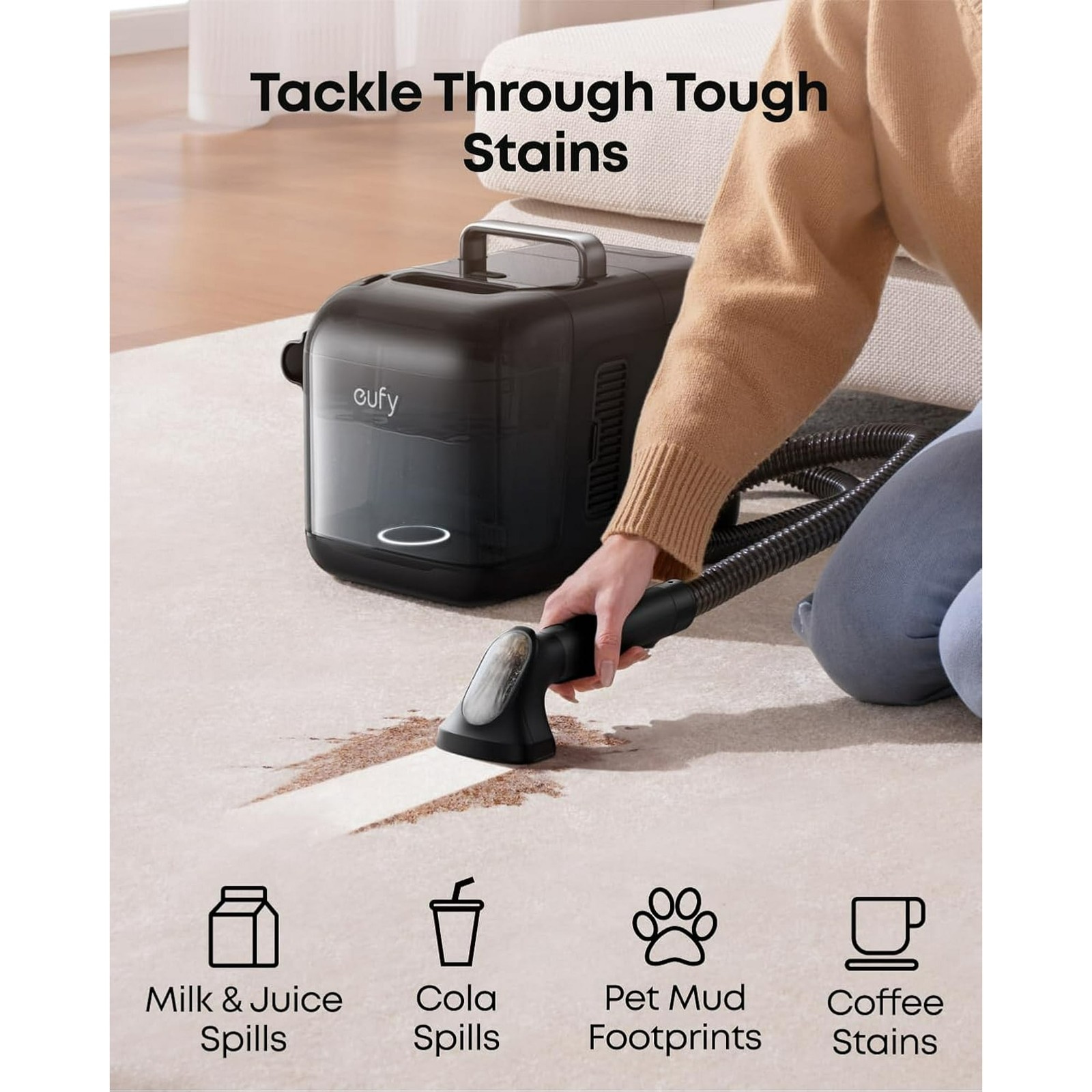 eufy Robot Vacuum and Mop Combo E28, 20,000 Pa Suction 6