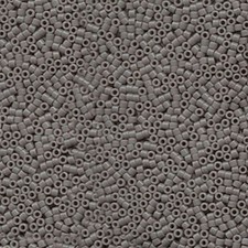 11/0 Miyuki Delica Beads 11/0 Japanese Seed Beads DB731 7.2g , Opaque Gray