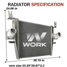 Intercooler For 2003-2007 06 Ford F250 F350 F450 F550 Super Duty 6.0l V8 Diesel