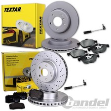 TEXTAR BREMSSCHEIBEN + BELÄGE VORNE + HINTEN für MERCEDES S-KLASSE W221 + C216