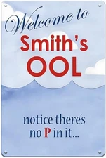 Tin Metal Signs Outdoor Pool Decor Pool Rules Summer Swimming 8x12