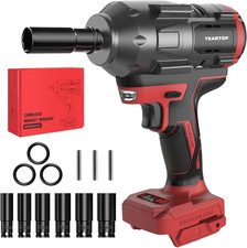 Cordless Impact Wrench 12 Compatible With Milwaukee 18v Battery 900ft-lbs Hig