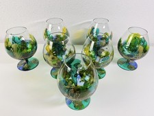 7x Wein Glas, Gläser, zugeschrieben K&K Styl...