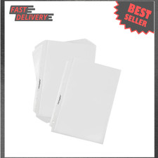 Mini Sheet Protectors for Binder 5.5 x 8.5 Inch Heavy Duty Plastic Sleeves 100