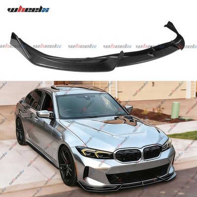 For 2023-2025 BMW 320i 330i M340i G20 LCI M Sport Carbon Fiber Front Bumper Lip