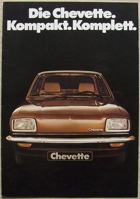 OPEL CHEVETTE L GL Estate Car Sales Brochure Sept 1980 GERMAN TEXT #60/980/IN