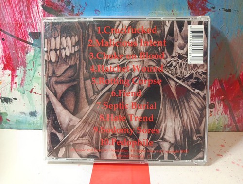 DESOLATION crucifucked Rare SIGNED brutal death metal Cannibal Corpse Cadaver - Imagen 3 de 12