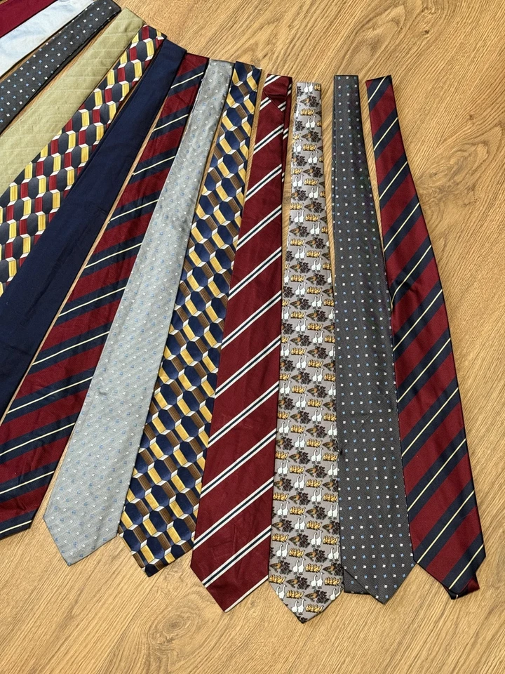 Lotto di 16 cravatte seta Vintage Nos silk Tie Stock 16 pz Bettini Lands'End - Imagen 4 de 4