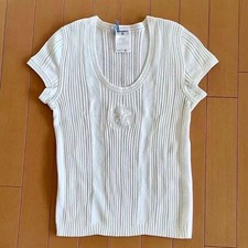 CHANEL Authentic 2003 Cruise Collection Coco Mark Tops F/S from Japan