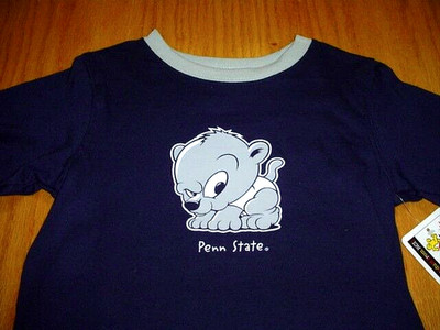 New WT Penn State University Nittany Lions Cotton T-Shirt Boys 4T Pennsylvania