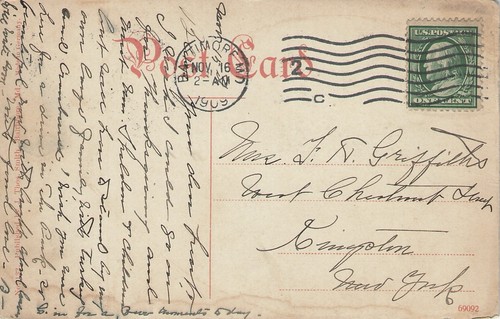 Sea Lions Druid Hill Park Baltimore Maryland 1909 Postcard - Picture 2 of 2
