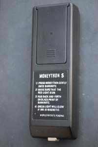 Moneytron Electronic Counterfeit Money Detector Reveals Forged BankNotes
