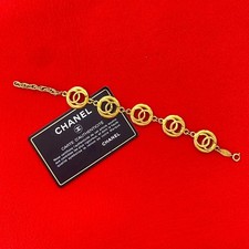 Chanel Coco Mark Bracelet Women Gold One Size 566634