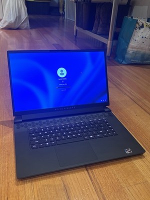 Alienware m17 R5 AMD gaming laptop.