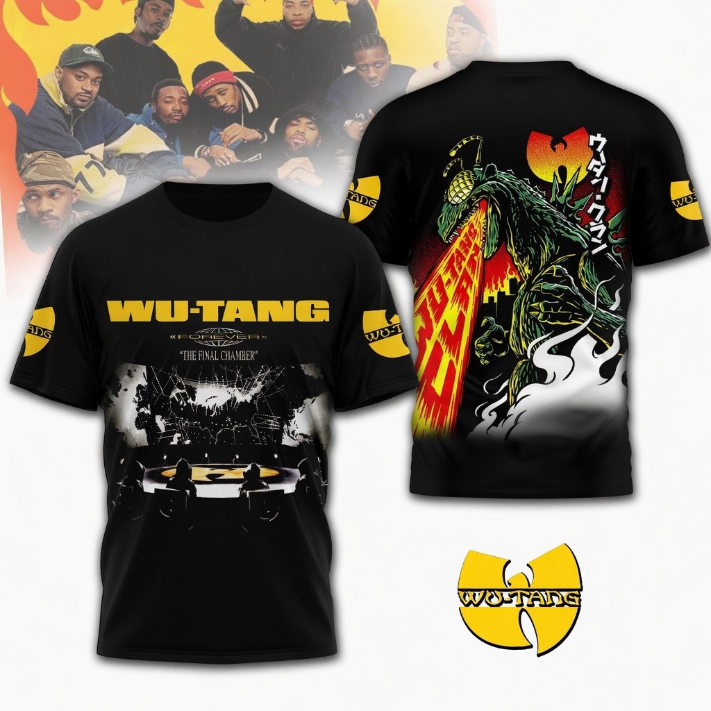 Wu-Tang Clan x Collectionzz Concert 3D Tour 2026 SHIRT