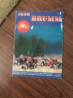 ORIGINAL VINTAGE BRUMM TOY CATALOG MINIATURES