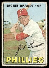 1967 Topps #142 Jackie Brandt - POOR