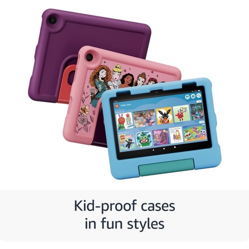 Tablet Amazon Fire HD 8 Niños Tablet 2024 32GB 8 pulgadas Pantalla Uva 🍇 - Imagen 12 de 12