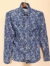 Goodfellow & Co Blue, White Floral Print Slim...