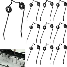 Qty (10) 43783 Fit Craftsman Fit Agri-Fab DeThatcher Thatcher Rake Tine Spring A