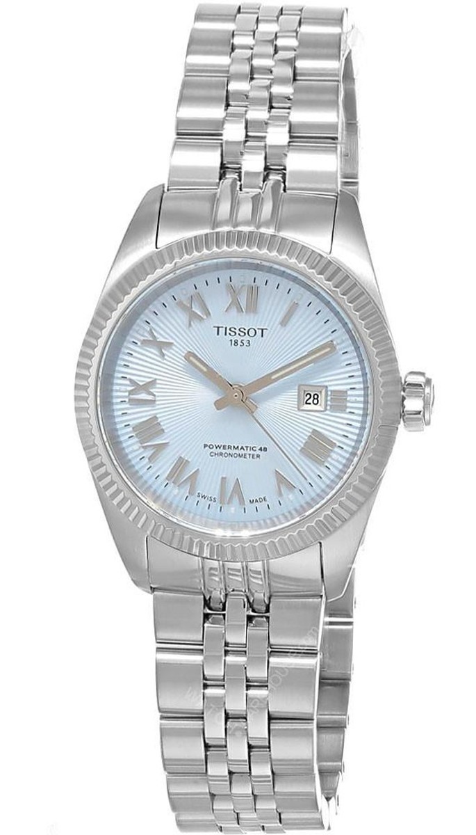 Tissot Women\'s Silver Bracelet Watch with Blue Face Tissot Women main image 4