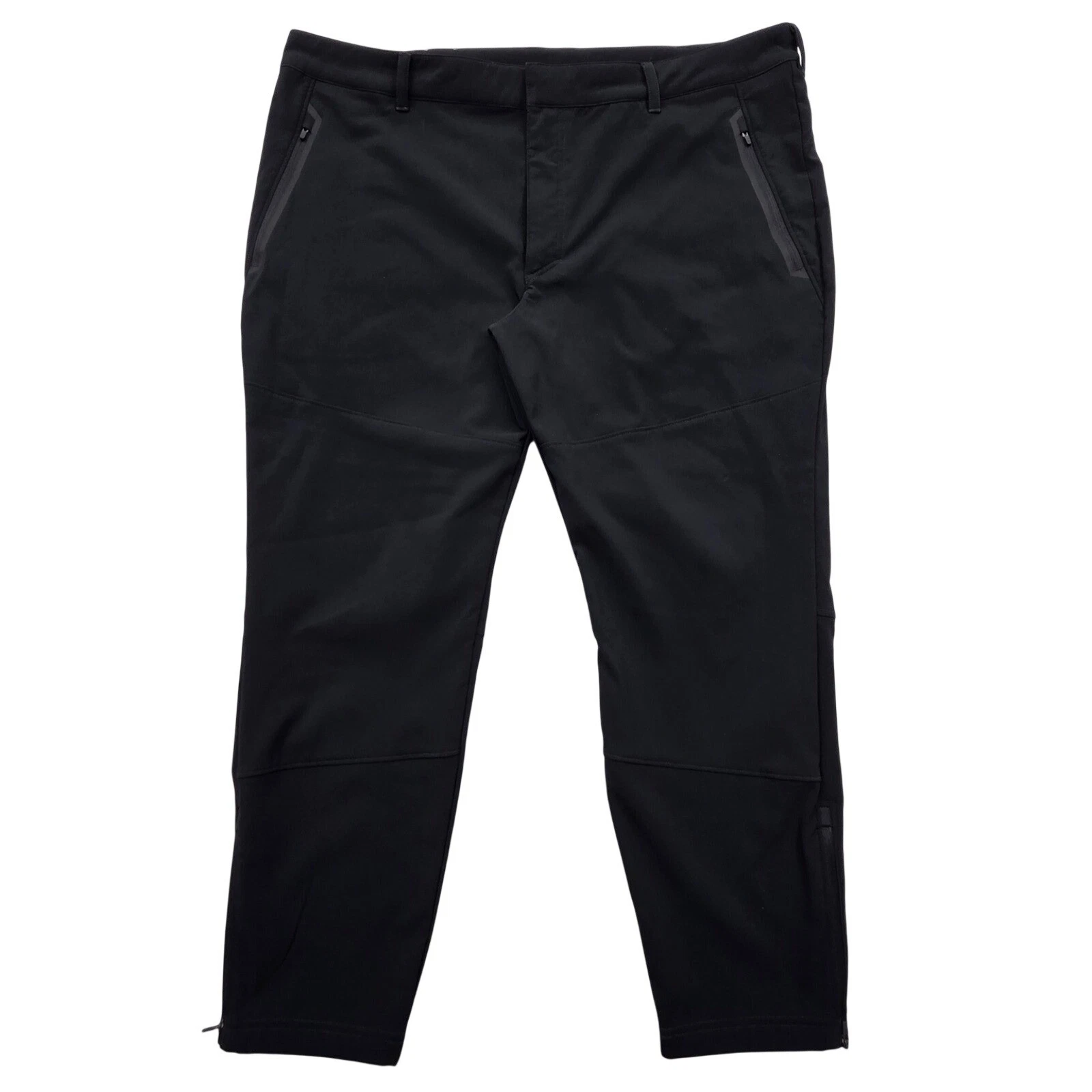 Columbia Tech Trail Warm Pants AO0778 Omni-Shield Fleece Lined Black Mens 42