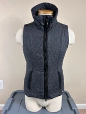 Kerrits Quilted Vest Black Equestrian Riding Full Zip Pockets Women’s Size M