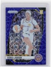 2024-25 Panini Prizm WNBA Rickea Jackson Blue Velocity Prizms RC #60 Sparks