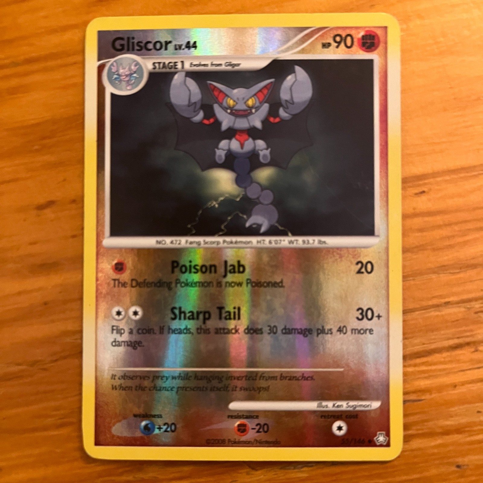 Gliscor 55/146 Legends Awakened Pokemon Card