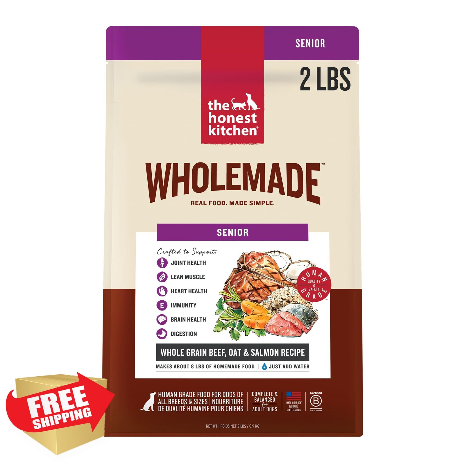 Beef Oat Salmon 2lb
