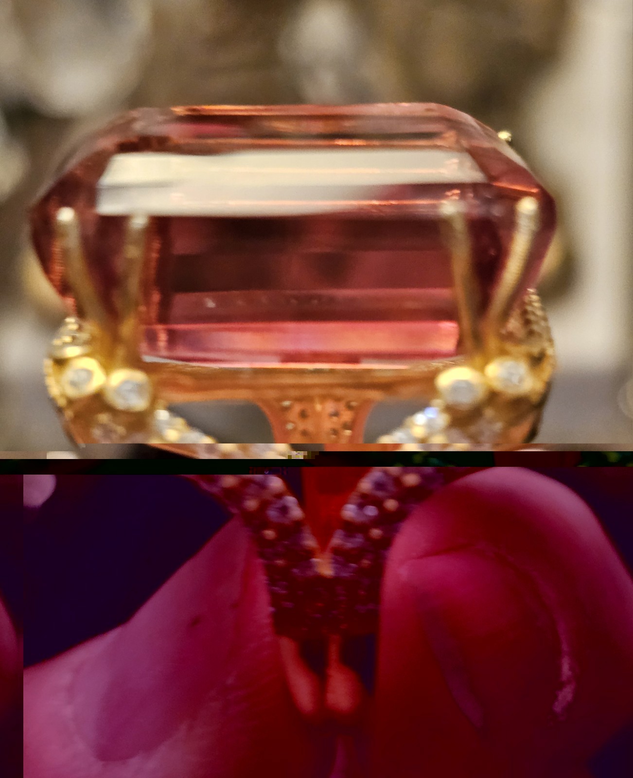 Ruby Emerald Cut 12x16mm Sami Mount Ring Sterling… - image 20