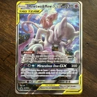 Mewtwo & Mew GX SM191 Holo Black Star Promo Illustration Tag Team LP